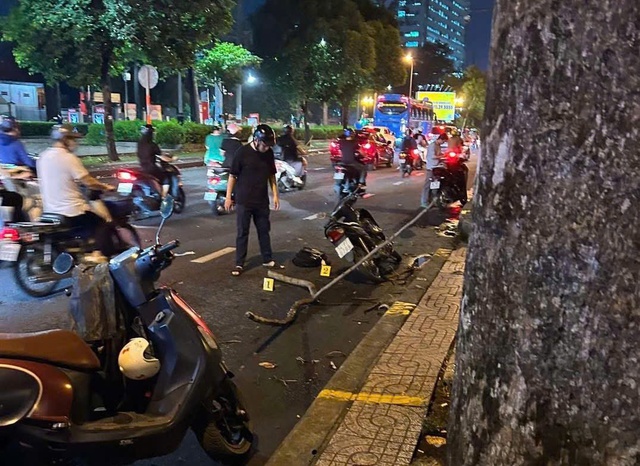 Hiện trường vụ việc.