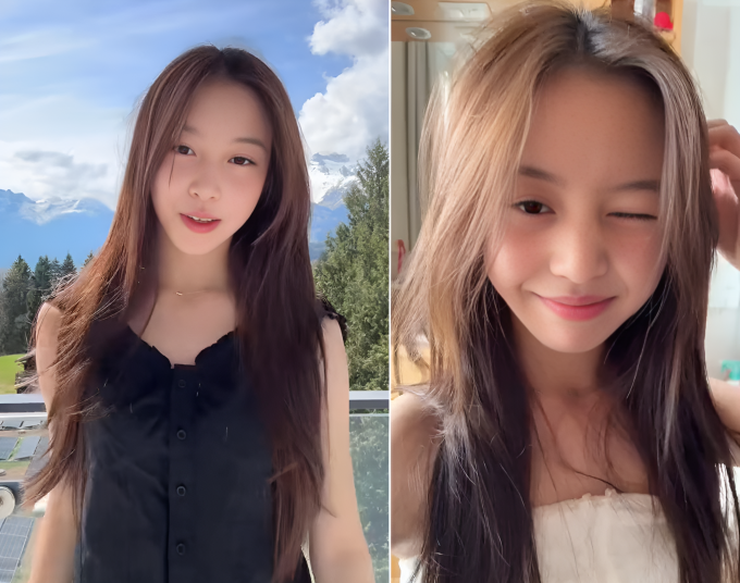 Huỳnh Tân tuổi 15. Ảnh: Weibo