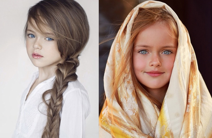Kristina Pimenova làm mẫu từ khi còn nhỏ và nổi tiếng năm 9 tuổi.