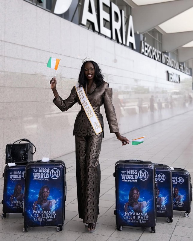 Bất ngờ với nhan sắc thực của amp;#34;viên ngọc đenamp;#34; từng gây xôn xao Miss World 2025 - 8