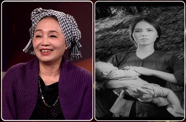 NSƯT Ngọc Thu hiện tại và trong phim.