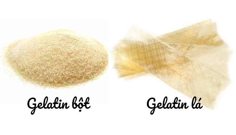 Gelatin được làm từ collagen.