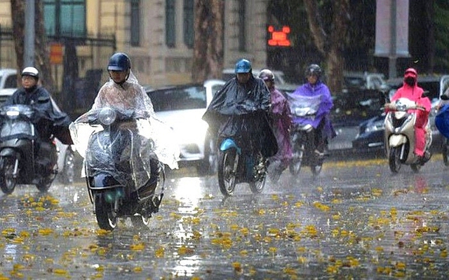 Thời tiết Hà Nội hôm nay có mưa rất to. Ảnh minh họa: TL
