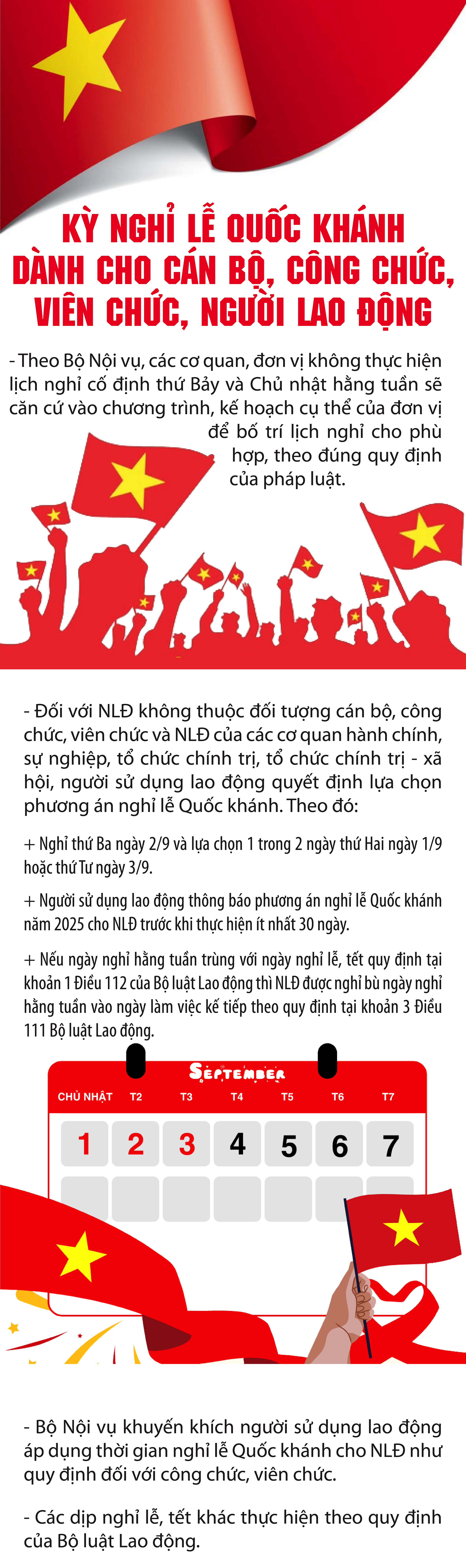 Người lao động sắp có thêm 4 ngày nghỉ liên tiếp - 1
