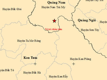 Quảng Nam và Kon Tum rung lắc liên tục vì 13 trận động đất liên tiếp