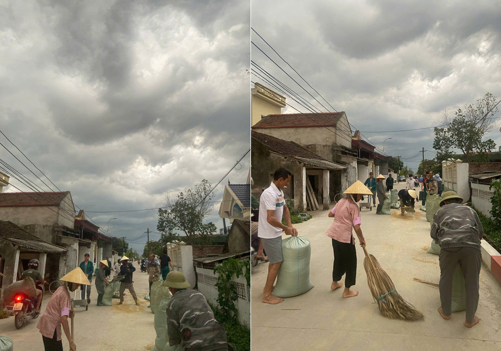 Khung cảnh gần gũi, quen thuộc nơi thôn quê 