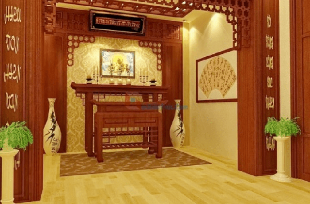 Màu vàng cũng mang đến sự ấm áp, tạo cảm giác thiêng liêng.