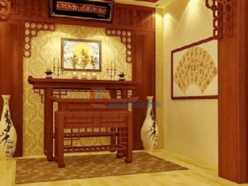 Đây mới là màu sơn cho không gian thờ cúng thu hút năng lượng tích cực, mang lại may mắn cho gia đình
