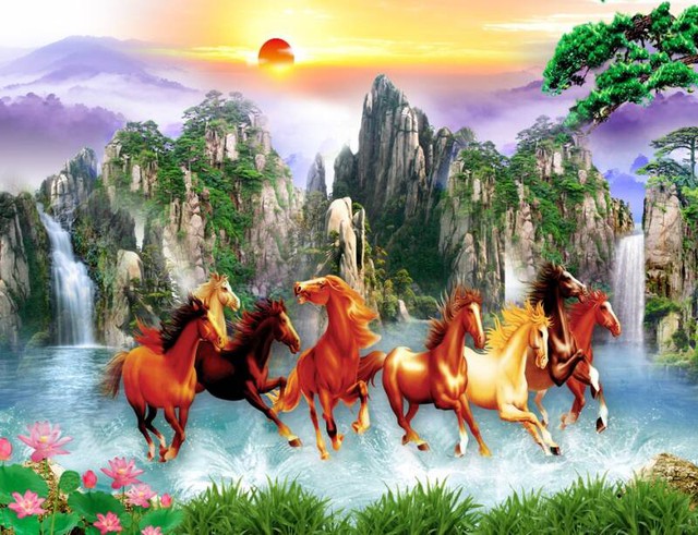 Đây là lý do vì sao trong bức tranh mã đáo thành công luôn có một con ngựa quay đầu