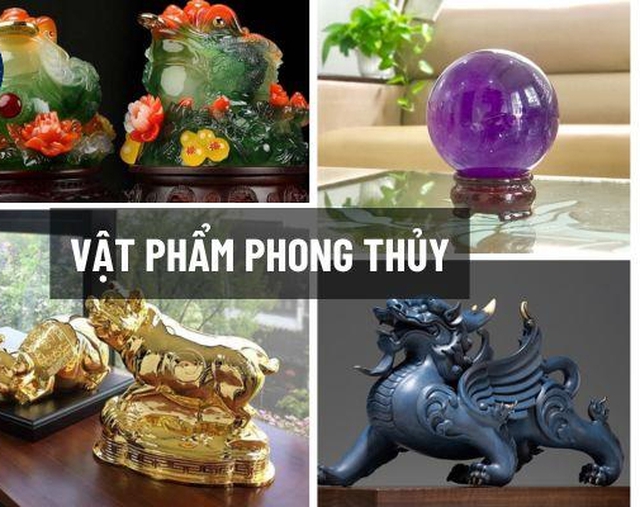 Không nên trưng bày, sử dụng quá nhiều vật phẩm phong thủy.