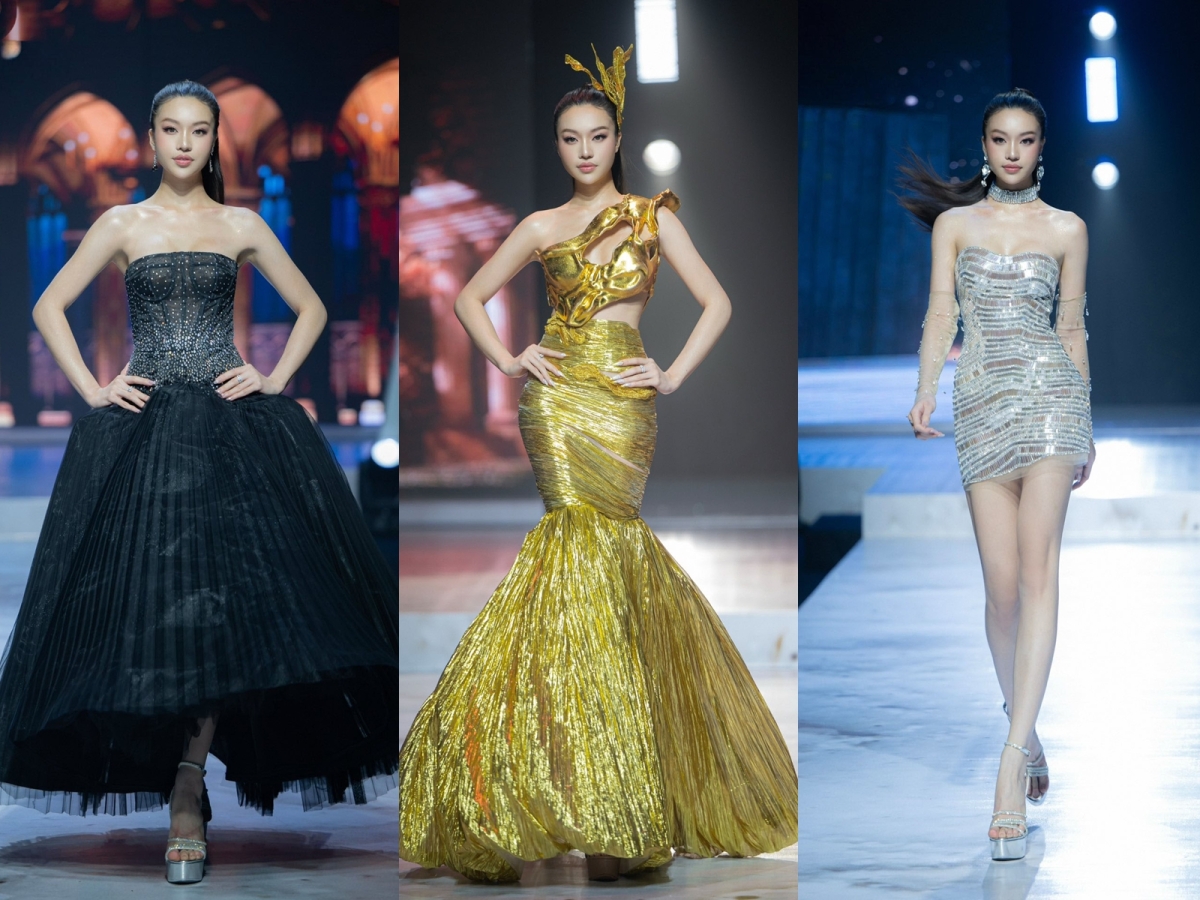 Những năm qua, Thùy Vi tham gia nhiều hoạt động giải trí, bước lên sàn runway chuyên nghiệp. Nhờ đó, cô thể hiện sự tự tin tại vòng thi Người đẹp thời trang hồi đầu tháng 6 ở TP HCM, vào top 12 chung cuộc.