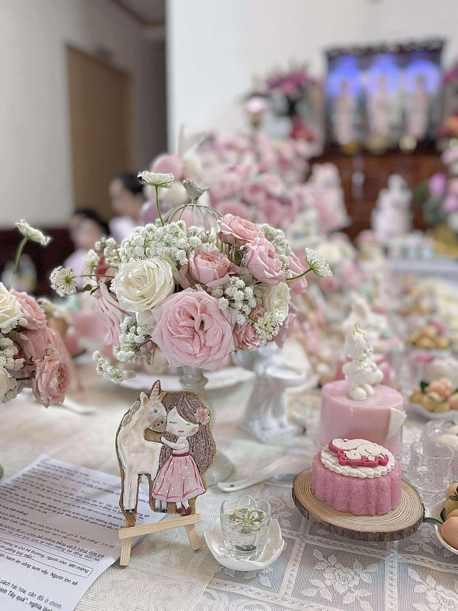 Mẹ 5 con, 2 bé bại não và hành trình mưu sinh từ những mâm lễ thôi nôi - 7