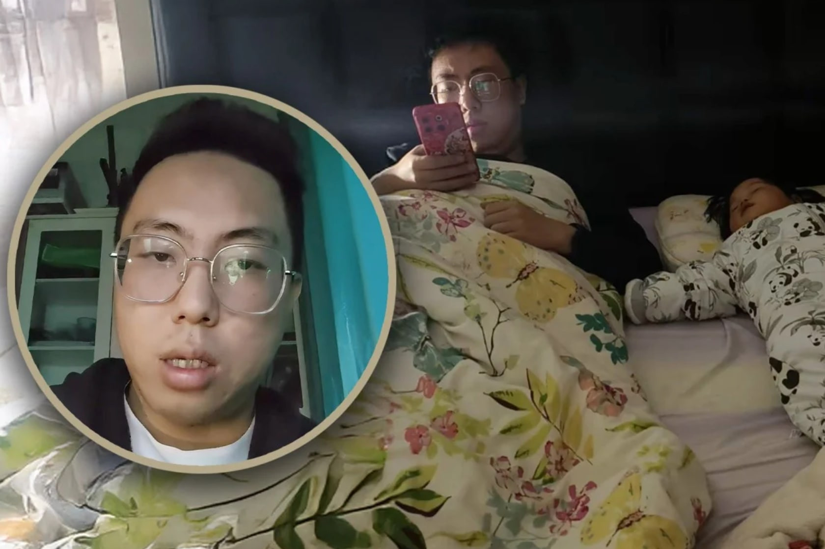 Bố mệt mỏi, trầm cảm sau khi ở nhà chăm con toàn thời gian. Ảnh: SCMP