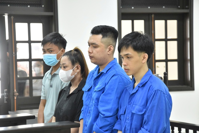 Các bị cáo tại tòa