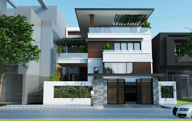 Nếu nhà có cửa kính lớn, nên chọn kính cản nhiệt hoặc dán phim cách nhiệt để hạn chế nắng nóng vào bên trong.