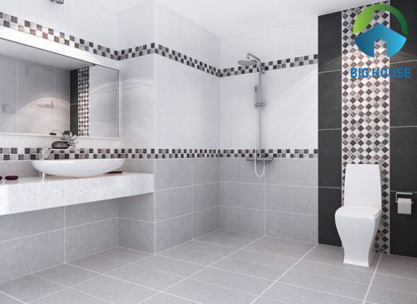 Kích thước gạch ốp tường vệ sinh 30×60 phù hợp nhất với nhiều không gian thiết kế Việt.