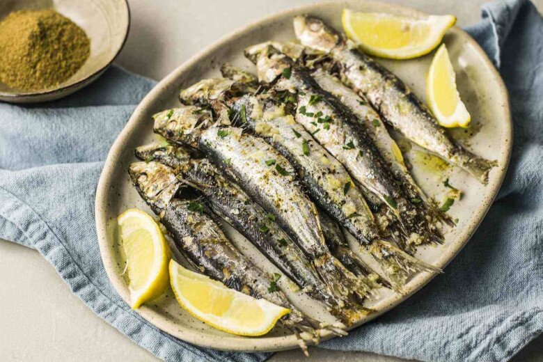 Cá mòi có hàm lượng omega-3 rất cao. (Tác phẩm nghệ thuật).
