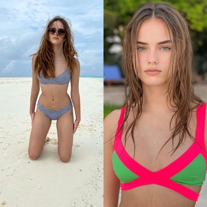 Cô khiến khán giả ấn tượng vì diện mạo nổi bật, body mảnh mai.