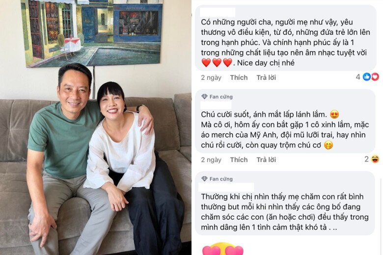 Mọi người đều dành lời khen trước màn thể hiện tình cảm thầm kín của nhạc sĩ Anh Quân. 