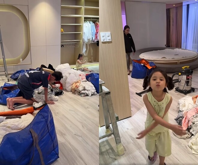 Căn nhà 60 tỷ được Ngọc Trinh trang hoàng lại vô cùng hoành tráng.