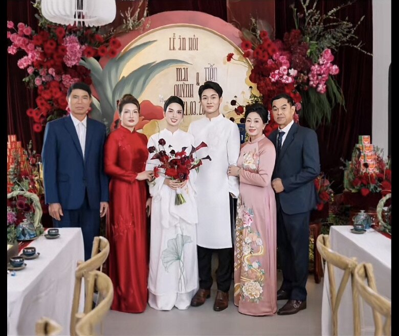 Nữ diễn viên khen bố mẹ chồng hết lời.