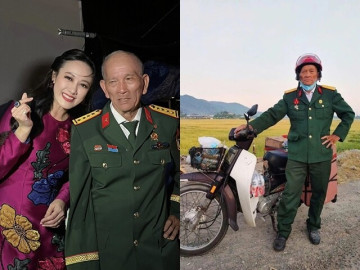 Sao Việt 24h: MC Hoài Anh khoe khoảnh khắc chung khung hình với cụ ông U80 lái xe máy từ Nghệ An vào TP.HCM xem diễu binh