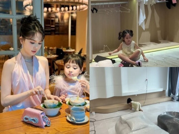 Sao Việt 24h: Ngọc Trinh khoe con gái 6 tuổi đã biết phụ mẹ dọn dẹp, bật mí khung cảnh trong biệt thự 60 tỷ sang chảnh