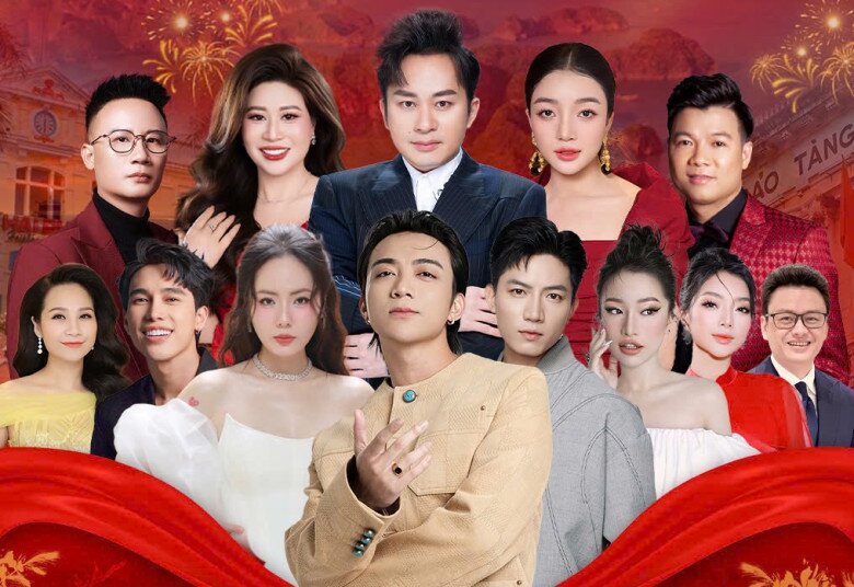 Dàn nghệ sĩ nổi tiếng tham gia chương trình.