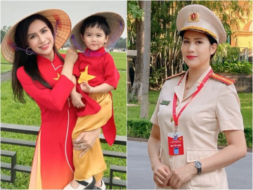 Giải trí - Thiếu tá công an là người đẹp phim VTV khiến bạn diễn không dám lấy vợ, U40 vỡ kế hoạch có con gái cực xinh