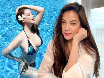 Trương Ngọc Ánh diện bikini bé xíu khoe đôi gò bồng đảo quyến rũ ở tuổi U50, là phú bà vẫn bị đồn yêu đại gia