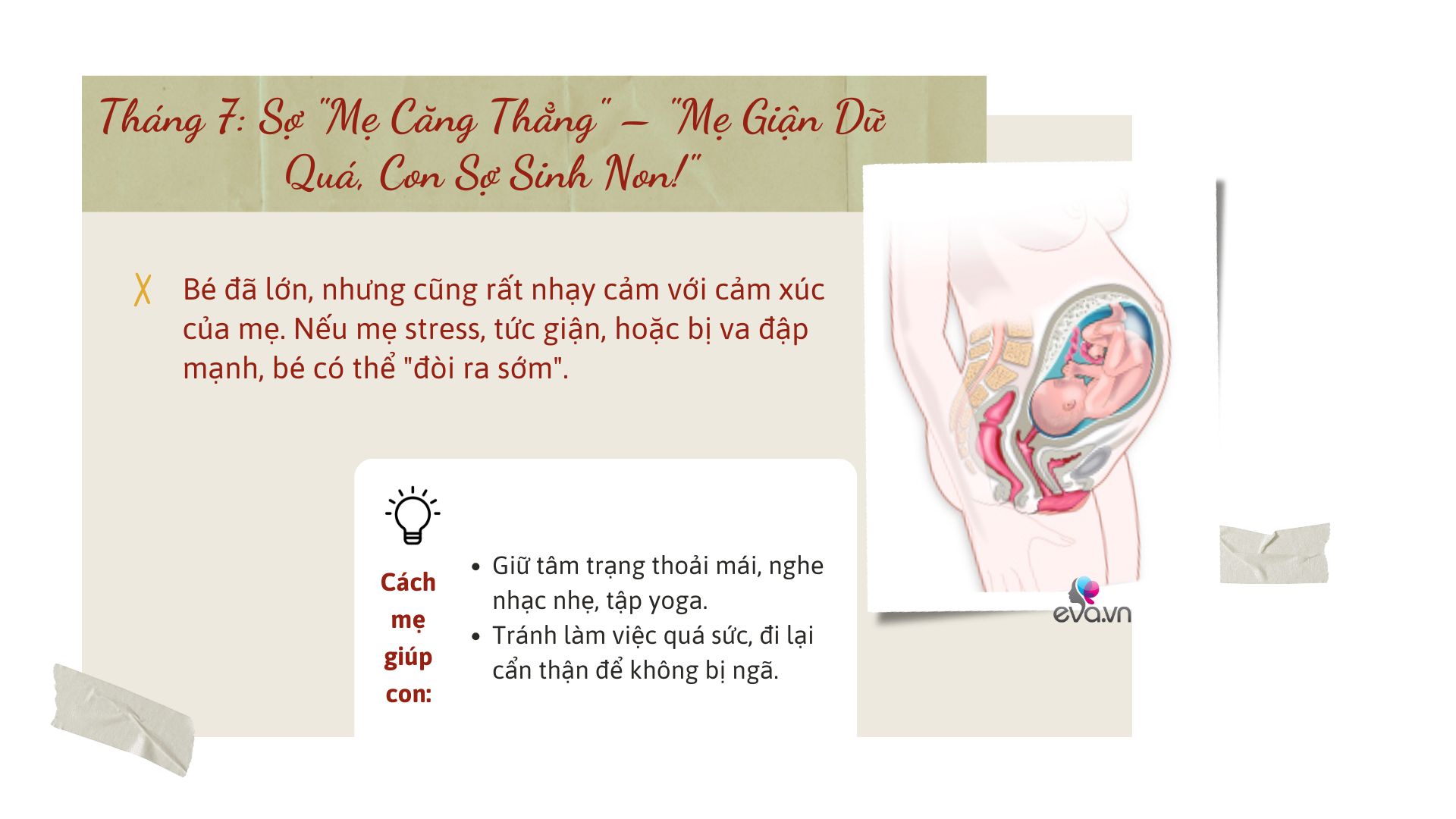 Hành trình hơn 9 tháng mang thai: Em bé trong bụng sợ gì và cách mẹ amp;#34;xử đẹpamp;#34; từng vấn đề - 7