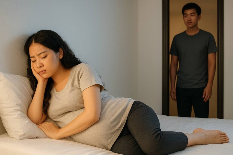 Tôi khóc. Nhưng không phải là vì giận. Mà vì quá đau để có thể giận.