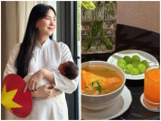 Bà bầu - MC Mai Ngọc tiết lộ chế độ ăn giúp nhanh về dáng sau sinh