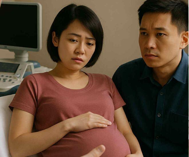 Lúc siêu âm, tôi thấy bác sĩ nhìn màn hình lâu hơn mọi lần. Khuôn mặt ông có chút đăm chiêu.