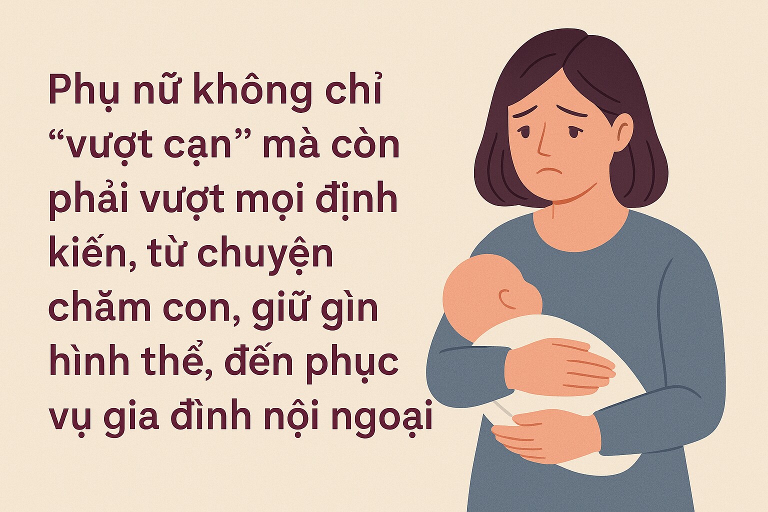 Trầm cảm sau sinh – Khi hạnh phúc làm mẹ trở thành nỗi cô đơn cùng cực - 3