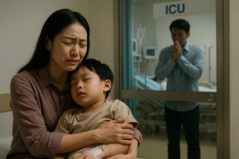 Từng ngủ với người yêu cũ trước ngày cưới, 5 năm sau con tôi cấp cứu và bí mật bị phơi bày - 2