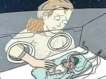 Hành trình mạnh mẽ của em bé 1kg: Những ngày còn nằm trong bụng mẹ (P1)