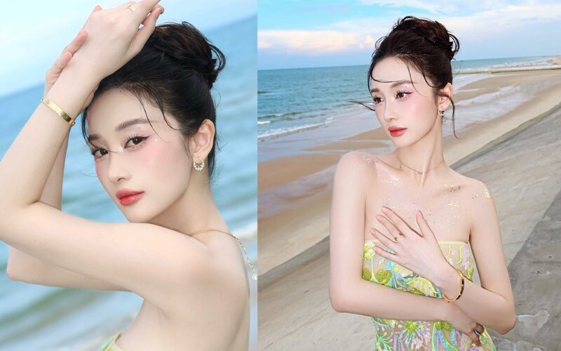 Jun Vũ (tên thật Vũ Phương Anh, SN 1995, Hà Nội) theo gia đình sang Thái Lan định cư từ năm 15 tuổi. Sở hữu nét đẹp trong trẻo, dịu dàng cùng nụ cười tươi, cô nàng làm mẫu ảnh cho nhiều tờ báo tuổi teen từ khi còn ở Việt Nam. 