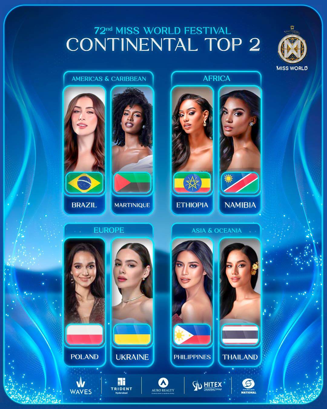 Chung kết Miss World 2025: Top 4 người đẹp lộ diện - 2