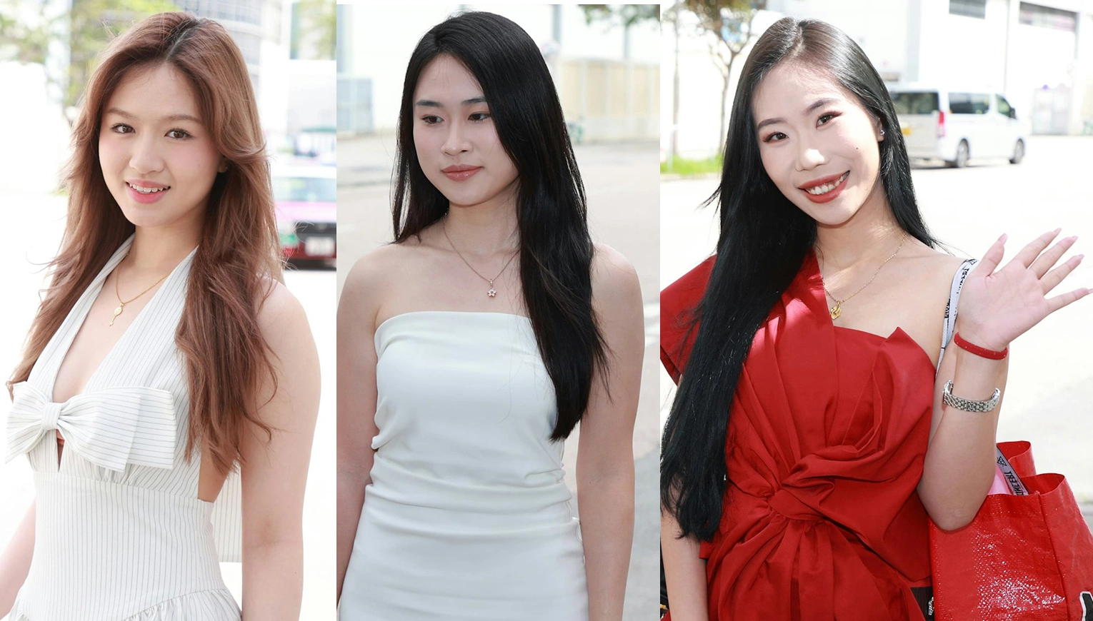 Các cô gái hào hứng xuất hiện từ sớm để vào ứng tuyển.