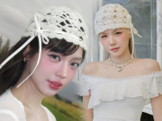 Thời trang - Kiểu mũ đục lỗ không che được nắng mưa thay thế nón rộng vành Hè này, từ hoa hậu đến mẹ 3 con đều mê