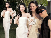 Hoa hậu Ý Nhi trước ngày sang Ấn Độ, bỏ qua ồn ào để đến dự show diễn xa hoa của đàn anh