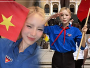 Hoa hậu Kỳ Duyên bị nói thiếu hiểu biết khi diện áo đoàn viên cùng khăn quàng đỏ, sự thật ra sao?