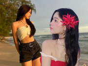 Đẹp - Nhan sắc ái nữ nhà sao Việt khi đi biển: Eo thon dáng mảnh, chẳng cần diện bikini vẫn sáng trưng như ngọc