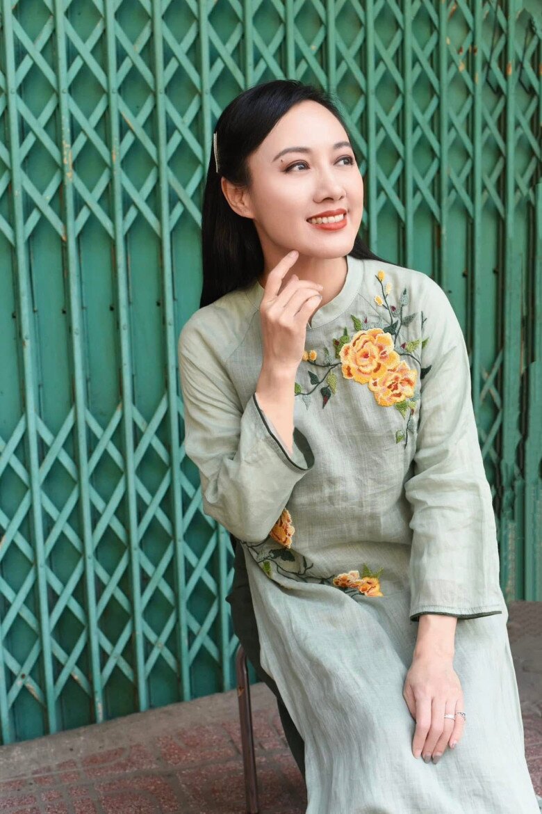 Hoài Anh còn được nhiều lời mời làm mẫu ảnh vì vẻ đẹp và vóc dáng ấn tượng.