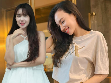 Phong cách thời trang đối lập của hai hậu phương nhà Victor Vũ và Lý Hải