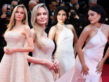 2 chiếc váy dạ hội từ Việt Nam tỏa sáng rực rỡ trên thảm đỏ Cannes