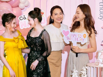 Không cùng huyết thống, hai nữ nghệ sĩ này lại có nhan sắc hao hao nhau như chị em một nhà