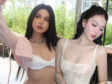 Sau nữ hoàng nội y, Ngọc Trinh xứng danh bà hoàng miếng dán ngực Vbiz