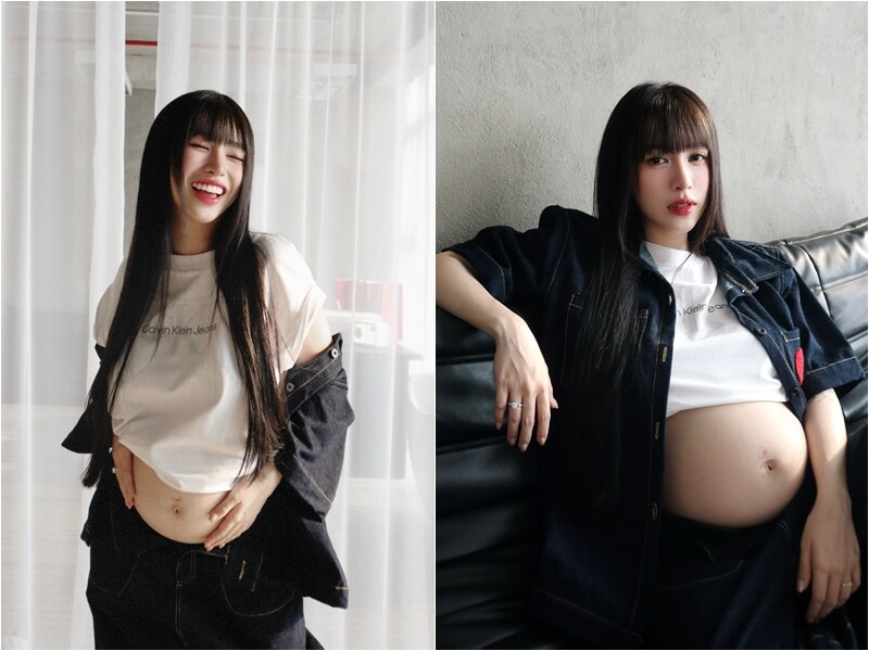 Joyce Phạm - ái nữ của đại gia Minh Nhựa đang bước vào những tuần cuối của lần mang thai thứ 4 ở tuổi 26. 